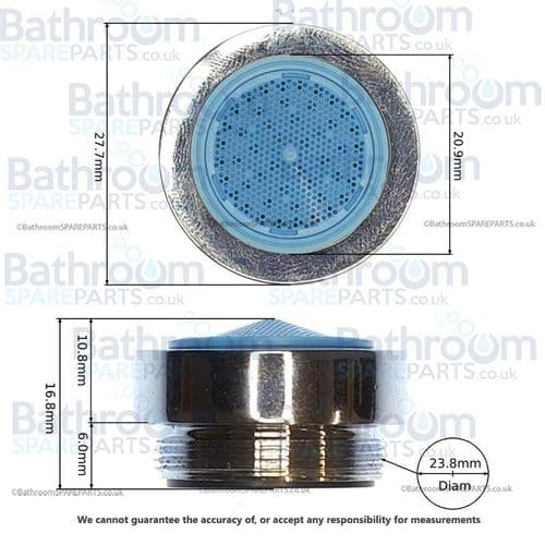 Porcelanosa Future Chrome Aerator 100048005