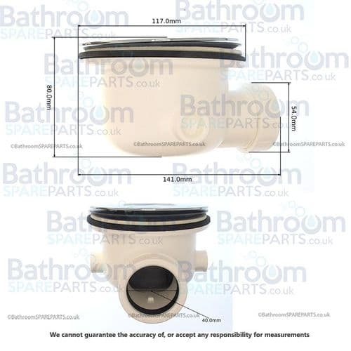 Porcelanosa Kit Drain Flat D.90 Inox 100258390