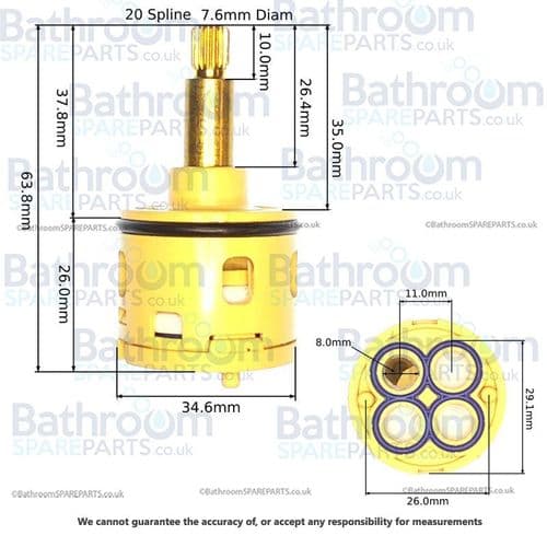 Porcelanosa Laus Cartridge 250037744