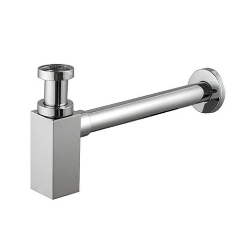 Porcelanosa Square Bottle Trap Chrome 100345155