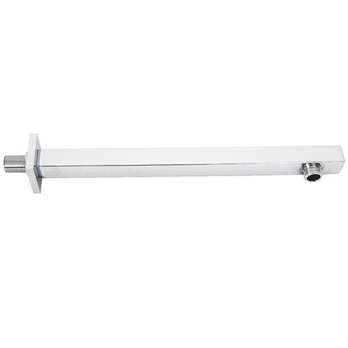 Premier - Square Wall Mounted Shower Arm - 350mm Length - ARM19