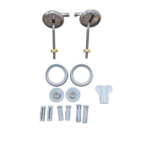 Pressalit Bottom Fix Toilet Seat Hinge Set B47P999