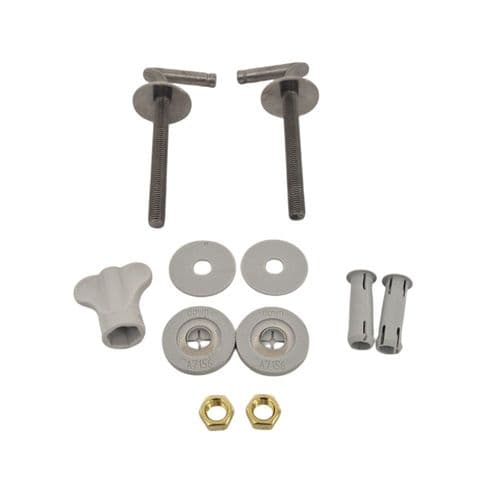 Pressalit Bottom Fix Toilet Seat Hinge Set BA1P999