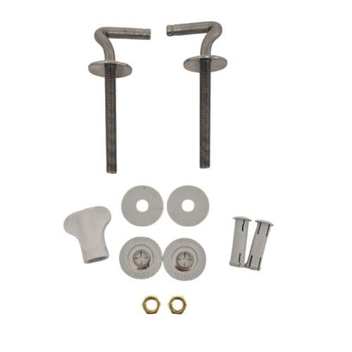 Pressalit Bottom Fix Toilet Seat Hinge Set BA1P999