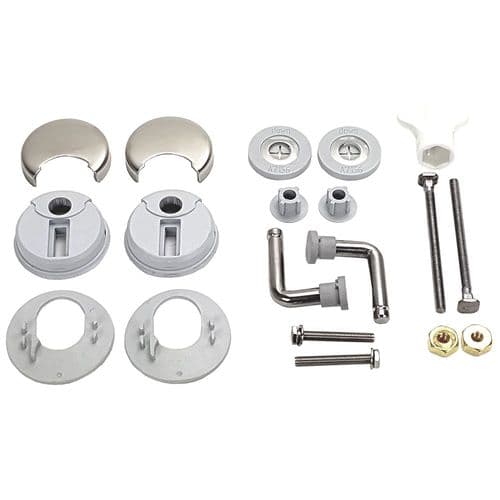 Pressalit Bottom Fix Toilet Seat Hinge Set BR7999
