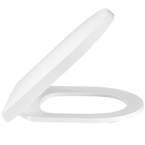 Pressalit Comfort D2 Soft Close With Lift-Off Top Fixing Toilet Seat & Cover White 1050011-DK3999
