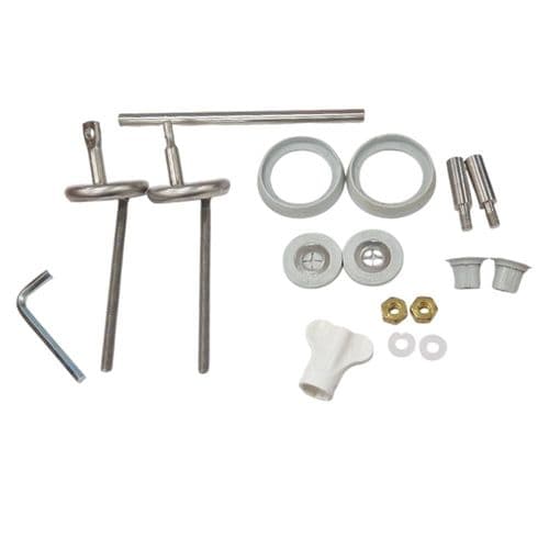 Pressalit Dania Bottom Fixing Toilet Seat Hinge Set D92999