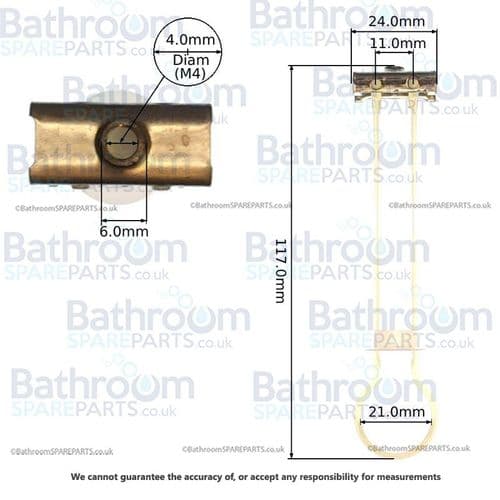 Pressalit Toggle Zip Fastening Set (Pair) A9173