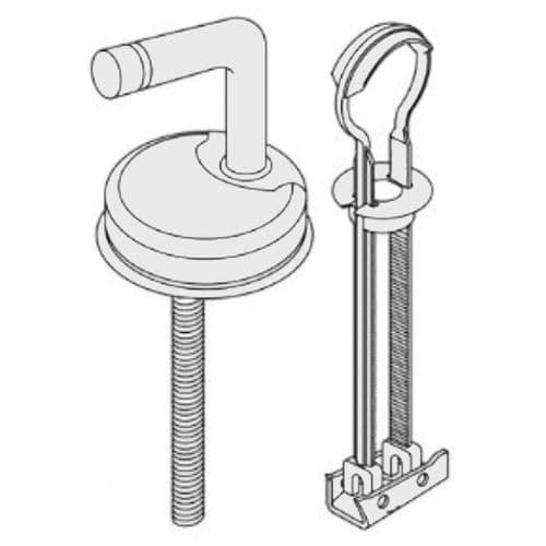 Pressalit Top Fix Toilet Seat Hinge Set BQ6P999