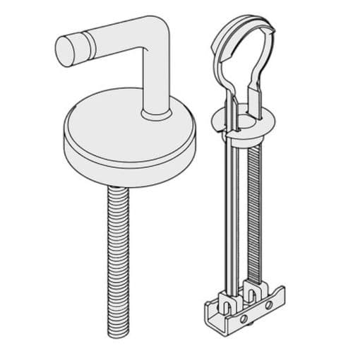 Pressalit Top Fix Toilet Seat Hinge Set UN4P999