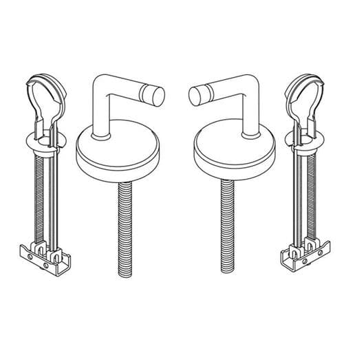 Pressalit Top Fix Toilet Seat Hinge Set UN4P999
