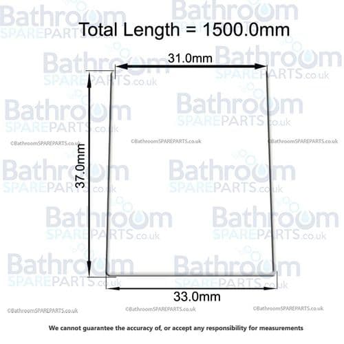 Pura Bath Screen Wall Profile PBSBSWALLPROFILENEW