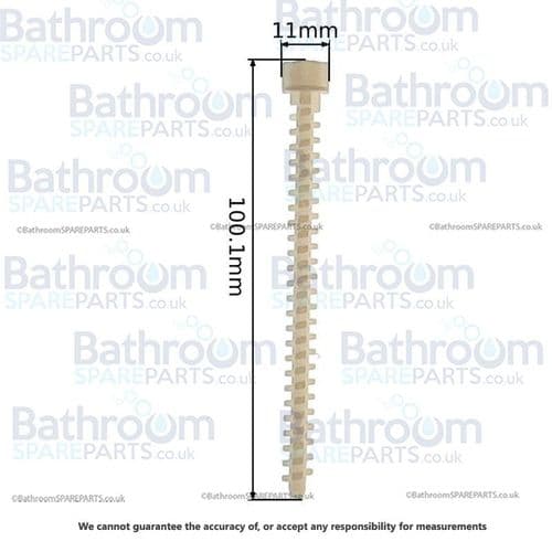 Pura Bathrooms Push  plate Fixing Bolt Rod PR008