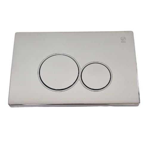 Pura Chrome Round ABS Flush Button AFB-RO