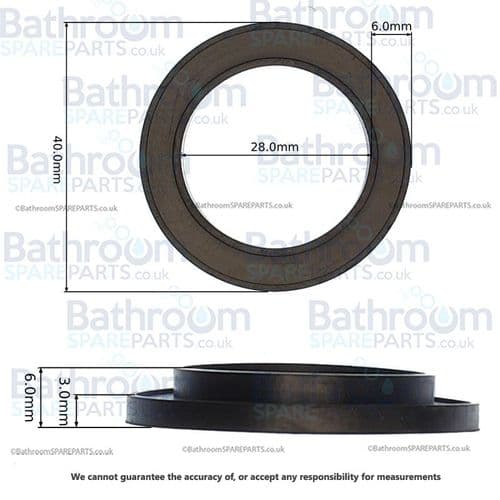 Pura Designer Bottle Trap Top Seal Washer Price Each  MB101