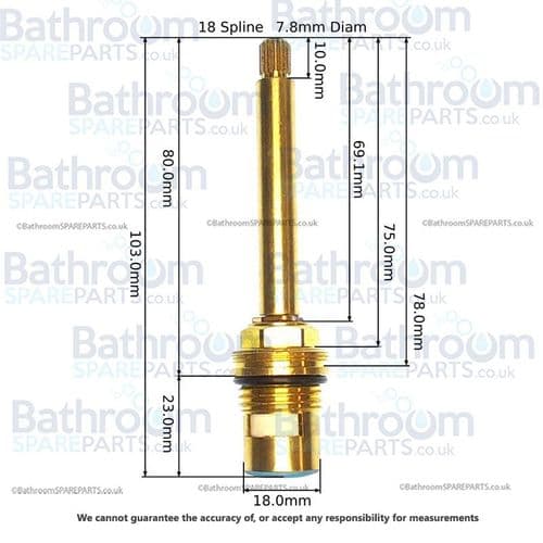 Pura Flova Ixia Clockwise Close On/Off Cartridge FH TB21