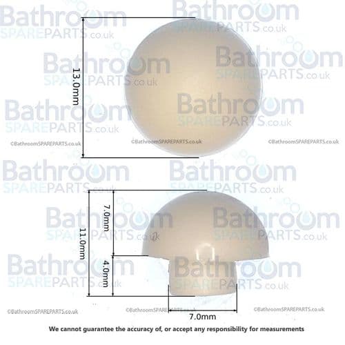 Pura Imex Arco S1088SCQRN Toilet Seat Buffers Lid Only LIDBUFFER861