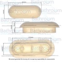Pura Imex Arco S1088SCQRN Toilet Seat Buffers Seat Only SEATBUFFER861