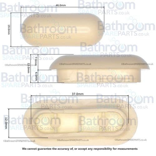 Pura Imex Arco S1088SCQRN Toilet Seat Buffers Seat Only SEATBUFFER861