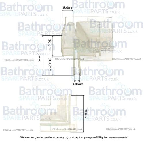 Pura Puracast Bottom Corner Seal 6S12