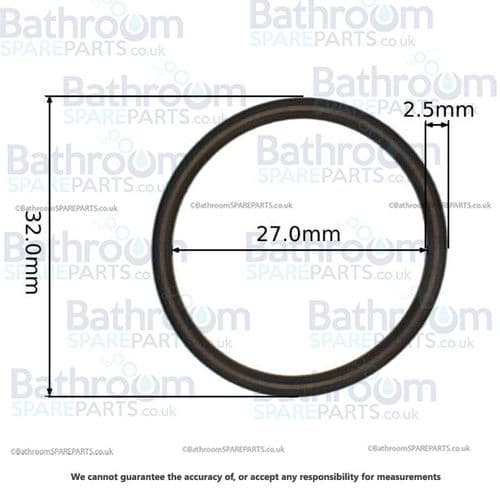 Pura Replacement 30mm Faceplate O-Ring PR400