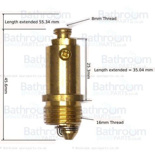 Pura Replacement Bath Waste Clicker WS100