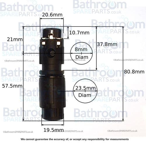 Pura soft close dampeners suitable for Arco/Bloque/Dekka/Essence/Ivo Deluxe/STR8/Urban SCM001