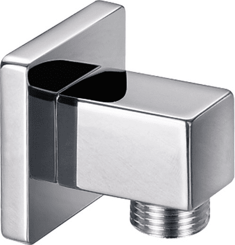 Pura Square brass wall outlet elbow KI121