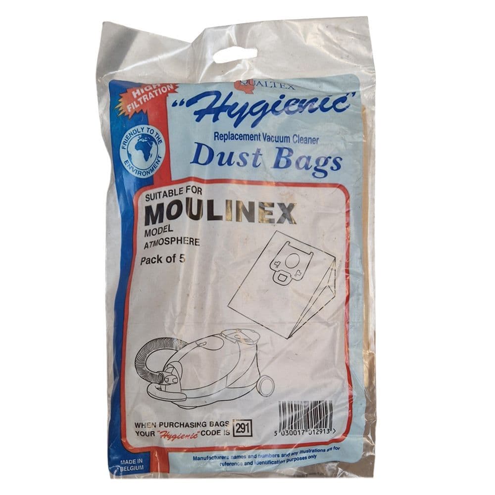 Qualtex Hygienic Replacement Moulinex Dust bags BAGS291