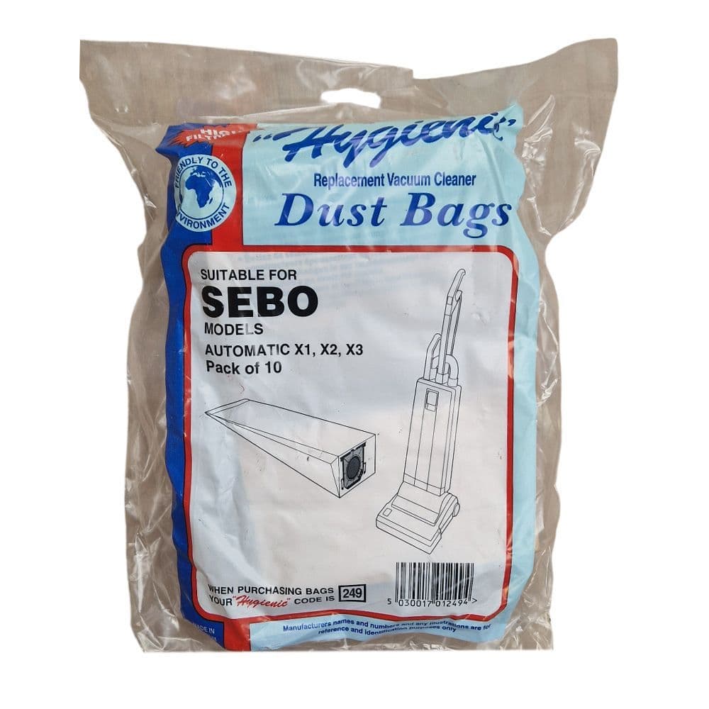Qualtex Hygienic Sebo vacuum Bags Pack BAGS249