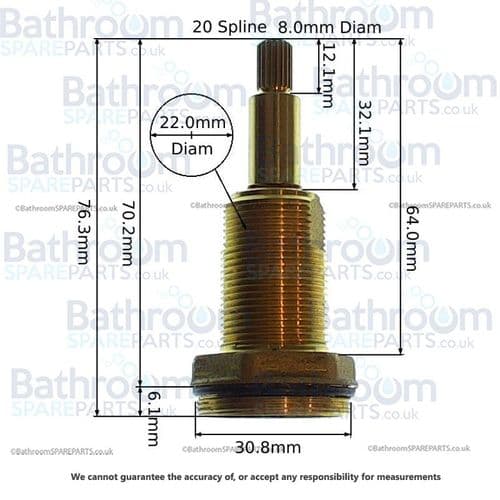 Ramon Soler 3 Way Cartridge Locking Nut TSC1008