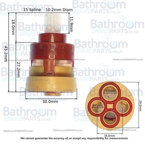 Ramon Soler 3 Way Diverter Cartridge 250665