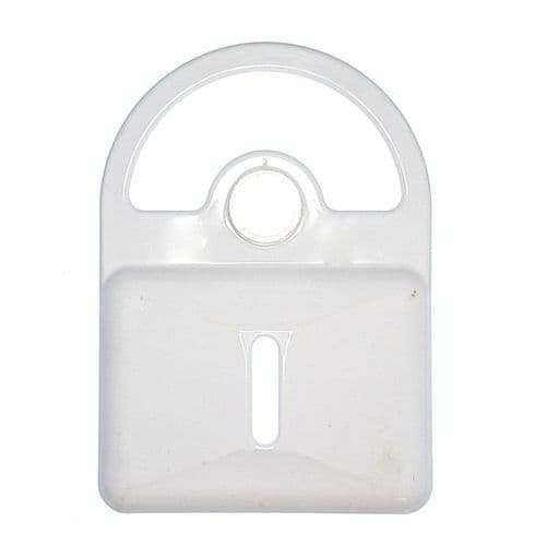 Redring 18mm Sliding Rail Soap Dish White 93795878