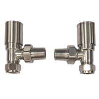 Reina Portland Pair 15mm angled Valve Brushed Chrome VLV-PRT/AB