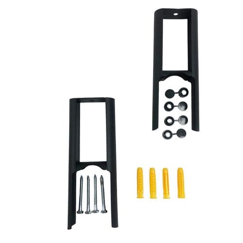 Rivassa 2 Column Rad. Feet (pair) Matt Anthracite 81.0035