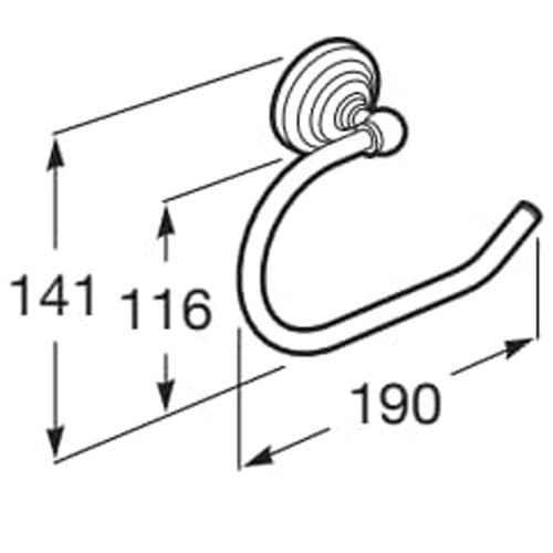 Roca Carmen Toilet Roll Holder A817004001