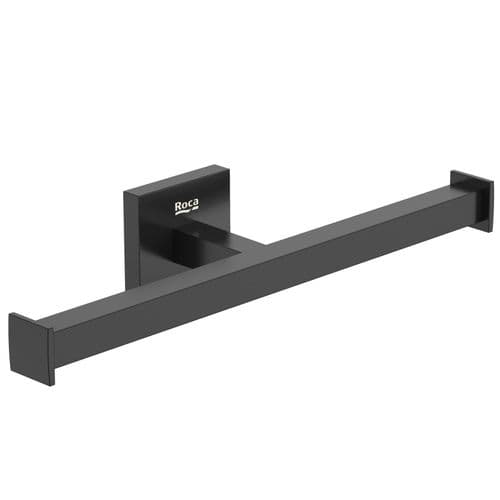 Roca Hotels Spare Double Toilet Roll Holder Matt Black A817616C40