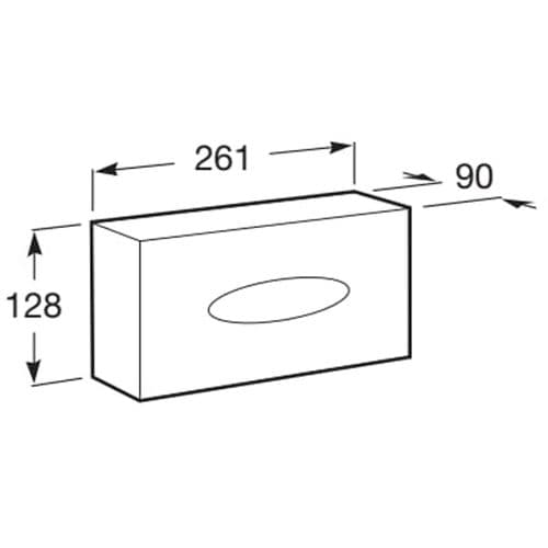 Roca Hotels Wall Mounted Paper Dispenser A815492001