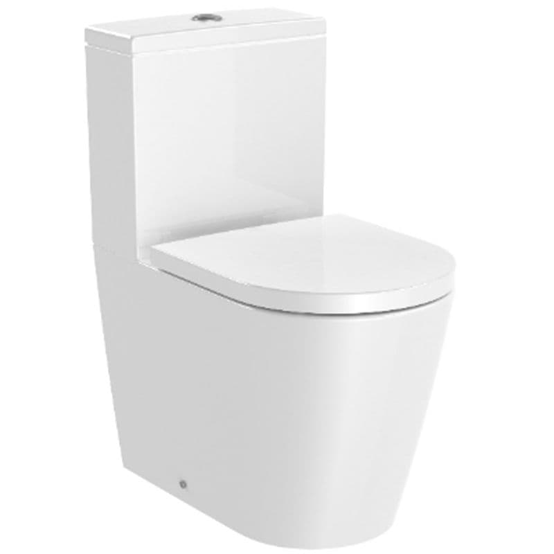 Roca Inspira Back To Wall Vitreous Closed-Coupled Rimless WC Dual ...