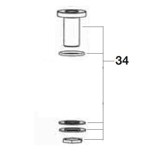 Roca Loft Handshower Sleeve & Fixing Kit AG0064200R