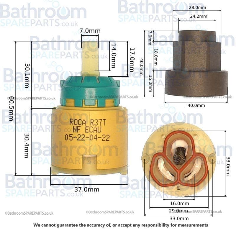 Roca Replacement Targa Mono Cartridge AG0053707R