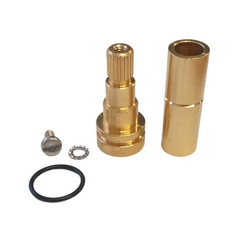 Roca T-500 Chrome Round 2 Outlet Thermostatic Shower Valve - View #11