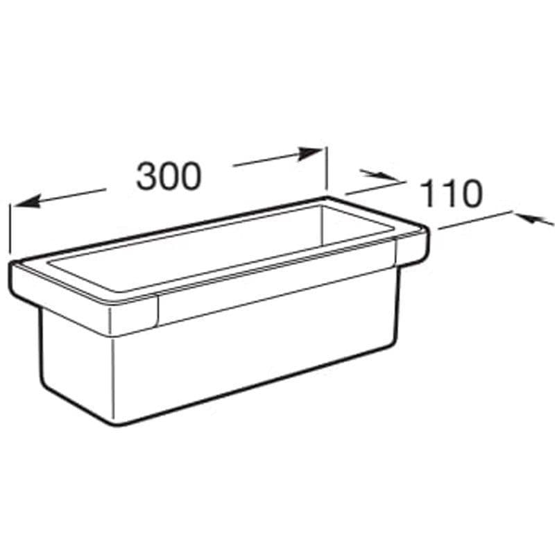 Roca Tempo Container Brushed Titanium Black A817028NM0