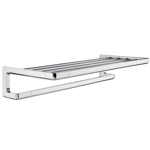 Roca Tempo Towel Rack with Towel Rail 60cm Chrome A817032001