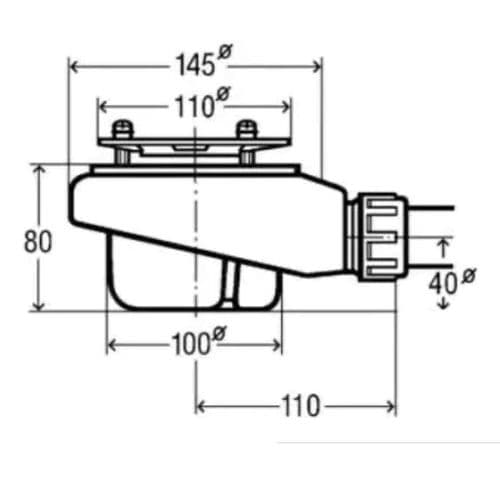 Roca Waste For Terran Shower Trays A27L018000