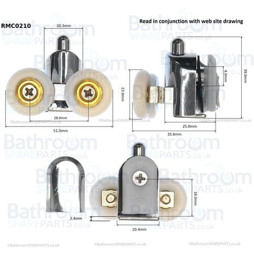Roman Showers Parts