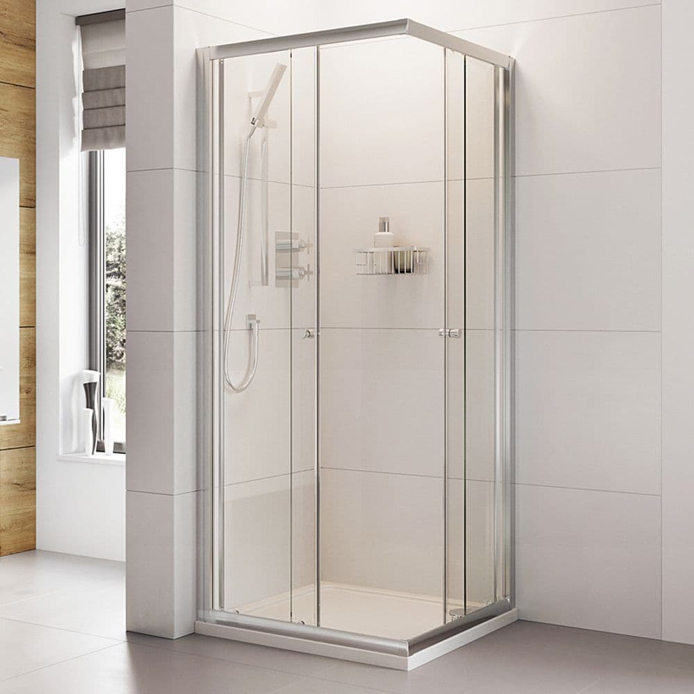 Roman Showers Haven 800x800mm Corner Entry Shower Enclosure H3C8CS ...