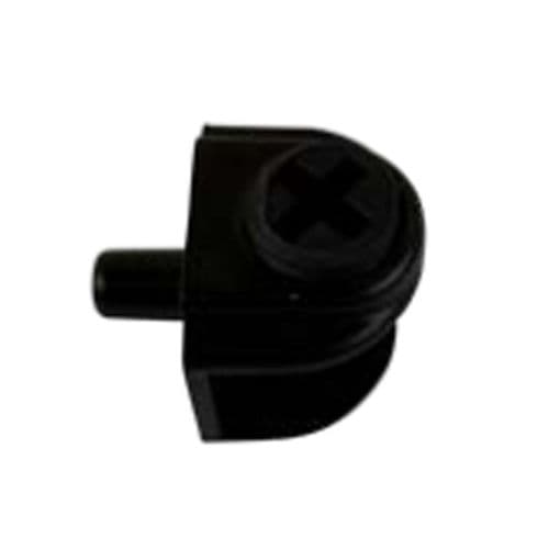 Roper Rhodes Black Single Semi-Circular Glass Shelf Support SP21424