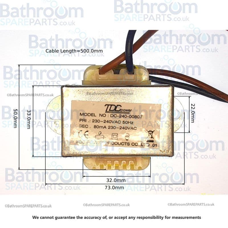 Roper Rhodes Clarity Mirror/Trace Shaver Transformer SP11940