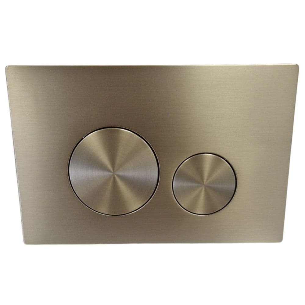 Roper Rhodes Rondo Brushed Brass Dual Flush Plate TR9037